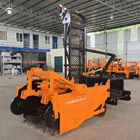 Machine de récolte de manioc à 2 rangées à haute efficacité arachide de patate douce et autre récolteuse de racines souterraines