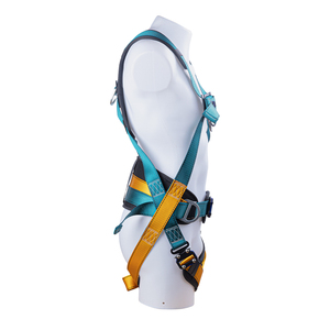 Cinto de Segurança para Trabalho em Altura Tipo Eólico de Cinco Pontos, Proteção Corporal Completa, Poliéster, Fivela de Conexão Rápida com 4 D-Rings - Product Image 4