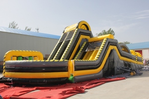 WINSUN - Circuito de Obstáculos Ninja Warrior para Adultos y Niños, Equipo para Juegos al Aire Libre para Adultos, Circuito de Obstáculos Inflable <span class=keywords><strong>Wipeout</strong></span> de Alquiler - Product Image 4