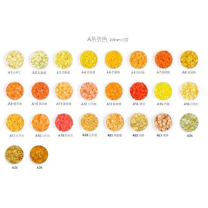 ลูกปัดมิงอันเจียเพอร์เลอร์ ขนาด 2.6 มม. รุ่น A สีสันสดใส แบบเม็ดเล็ก สำหรับงาน DIY ชุดเติม - Product Image 1
