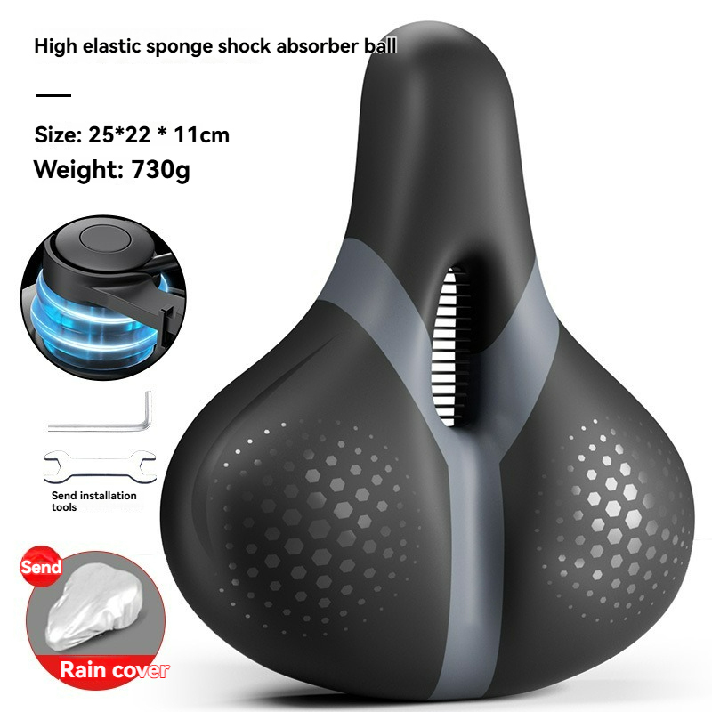 [High - Elastic Sponge, Spherical Shock Absorption] Black