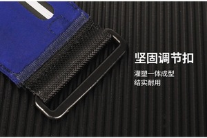 Cinto de Corrida Unissex de Nylon com Zíper Impermeável e Faixas Refletivas para Celular - Bolsa de Cintura Portátil para Celular - Product Image 4
