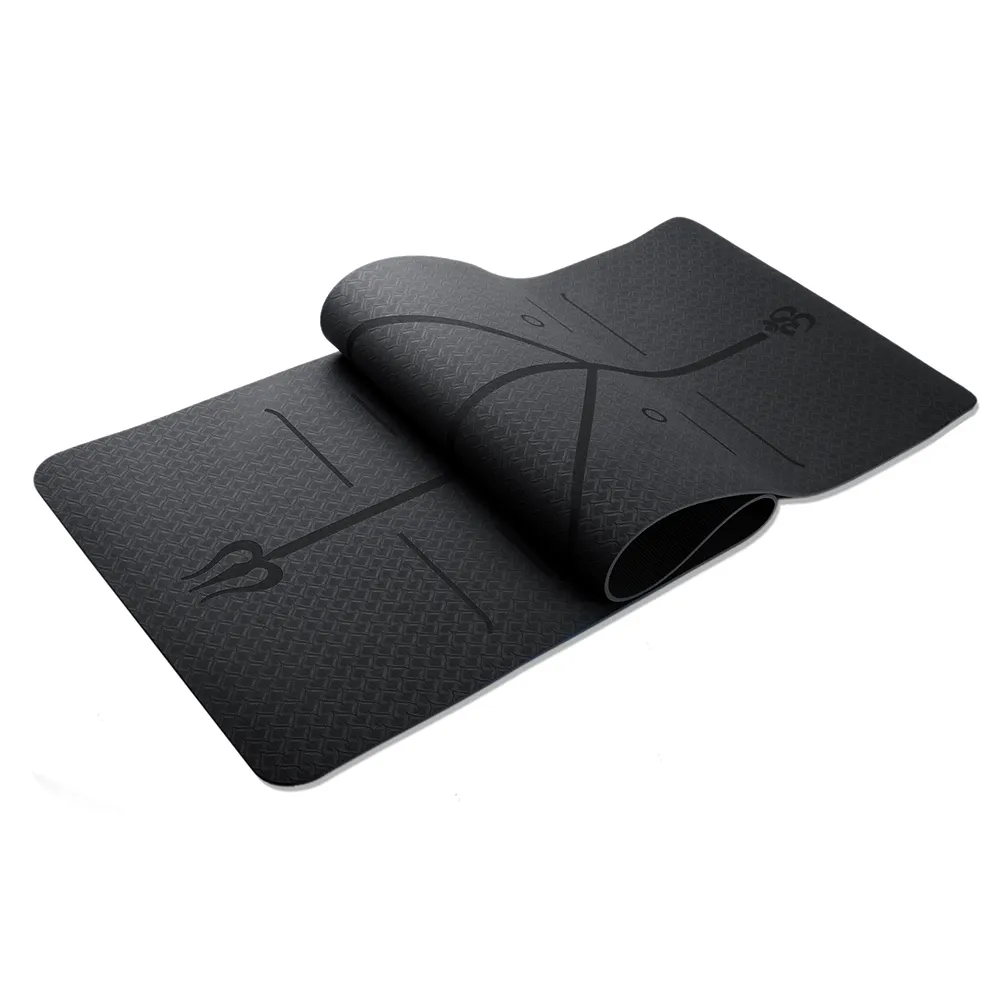 Wegwerp Skai Touch Reis Yoga Mat Opvouwbare Eco-Vriendelijke Antislip 6Mm Tpe Yoga Mat Waterdichte Pilates Mat Fabriek