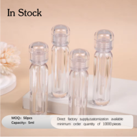 Tube ovale de 5 ml en PETG pour gloss à lèvres avec bouchon à vis – Contenants pour gloss à lèvres en stock et faible MOQ
