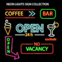 Enseignes LED néon pour jeux, films, cyberpunk, GTA, bars, discothèques, hôtels, pubs, enseignes de porte, publicité, rendu d'intérieur, personnalisation, IP67