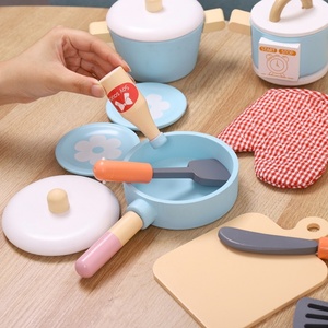 Juego de Cocina de Juguete de Madera para Niñas <span class=keywords><strong>con</strong></span> <span class=keywords><strong>Horno</strong></span> <span class=keywords><strong>Microondas</strong></span> y Electrodomésticos de Juguete para Mayores de 3 Años - Product Image 3