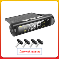 Capteur TPMS de pression des pneus automobile avec dispositif de détection et de surveillance externe sans fil à énergie solaire intégré