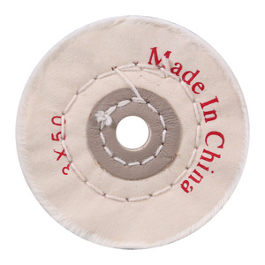 Extra Thick 8 Inch Cotton Buffing <strong>Wheel</strong> 50 Ply Cloth 5/8 Inch Arbor Hole Abrasive Polishing <strong>Wheel</strong> for <strong>Bench</strong> <strong>Grinder</strong> - Product Image 6