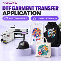 Imprimante de transfert textile DTF A1 avec 2 têtes I3200, machine à film PET 600 mm pour T-shirts, sweats à capuche et vêtements personnalisés, certifiée CE, Hansen Board