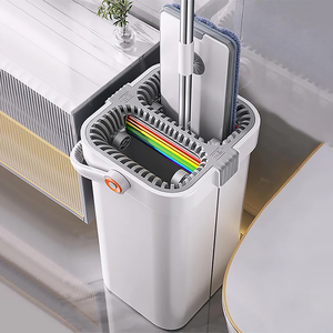 JOYBOS <span class=keywords><strong>Serpillère</strong></span> plate magique en microfibre à rotation 360°, ensemble seau personnalisé en gros pour la maison, <span class=keywords><strong>serpillère</strong></span> professionnelle <span class=keywords><strong>amazon</strong></span> - Product Image 2