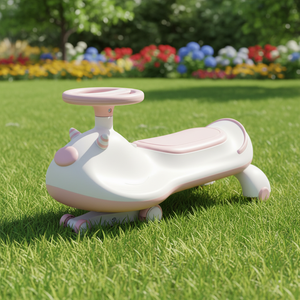 Hot Selling 4-Wheel Electric Bike Children's Push Handle Toy Twisted Baby <b>Slide</b> ABS Plastic Safe Indoor Use 4-6Y Unisex Balance - Product Image 6