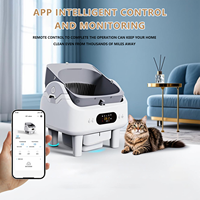 Fabrika Çıkışlı Akıllı Evcil Hayvan Ürünleri Elektronik Kedi Tuvaleti Uzaktan Kumandalı