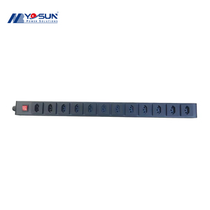 12 bit PDU mở rộng ổ cắm từ Nam Mỹ Brazil tiêu chuẩn kim loại bảo vệ điện giá PDU ổ cắm nhà phân phối - Product Image 1