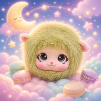 Peluche AI Kawaii Mignonne Compagnon Émotionnel Intelligent 4G ESIM Chat Vocal Animal en Peluche 12cm Unisexe Cadeau d'Anniversaire de Noël