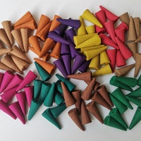 Conos de Incienso de Sándalo Natural Chino Directo de Fábrica, Aroma Artificial, Multicolor, Perfumes de Sándalo y Rosa