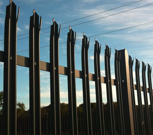 Tlwy w-आकार के तेज-नुकीले ढेर बाड़ pvc लेपित पैलिसेड बाड़ धातु सुरक्षा पैलिसेड बाड़ - Product Image 5