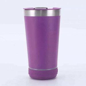 Bluetooth-Enabled <b>Double</b> <b>Wall</b> Stainless Steel Coffee <b>Mug</b> With Custom Color and Logo for Gifts - Product Image 4