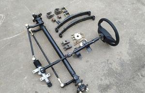 Kit de suspension tricycle électrique 3 changement de roue modifier à <span class=keywords><strong>4</strong></span> roues essieu de direction - Product Image 5