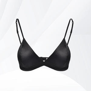 <span class=keywords><strong>Reggiseno</strong></span> in Seta Senza Ferretto con Spalline Sottili, Stile Francese Lucido, Produzione OEM Cinese a Prezzo di Fabbrica - Product Image 3