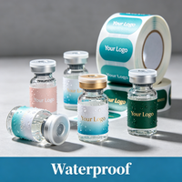 Étiquettes personnalisées pour flacons de 3 ml, résistantes à l'eau et au froid, autocollantes, pour emballages de sérums cosmétiques et de soins de la peau