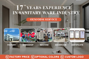 Prezzo di fabbrica semplice Design moderno bagno in ottone rubinetto a parete lavabo miscelatore acqua calda fredda rubinetti per Villa Hotel Project - Product Image 6