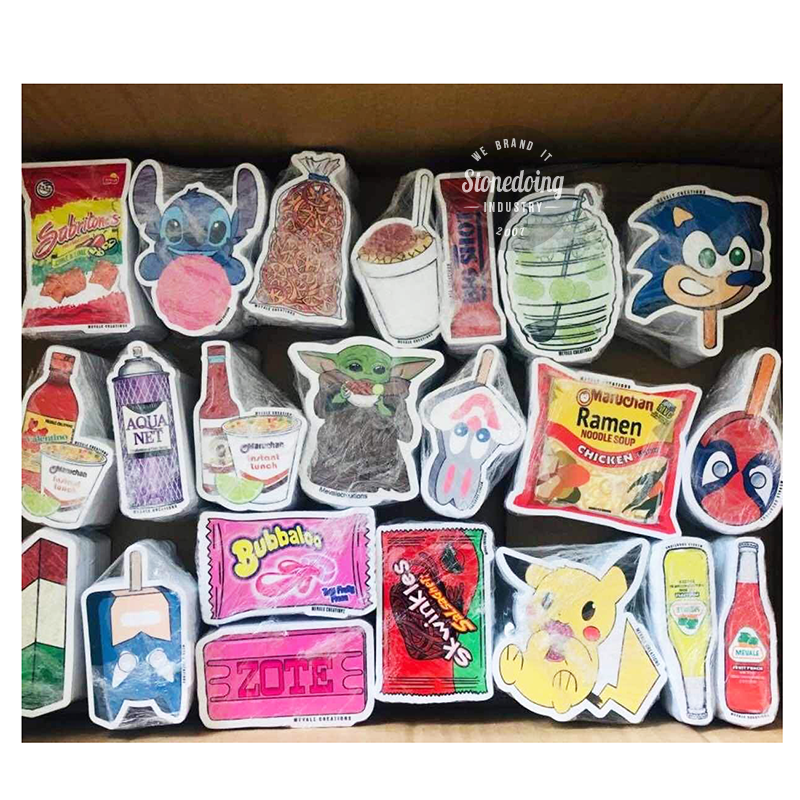 Vinilos troquelados para cartón - Ejemplo de colores personalizados E