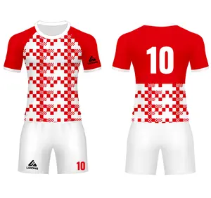 Soccer Jersey Sets Sublimated Soccer Wear For Men's Practice Football Shirts Custom Football Sportswear Soccer Team Uniform