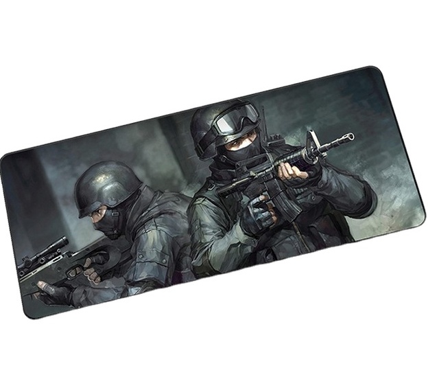 Tigerwings Large Gaming Mousepad Premium Micro-Woven Fabric Stitched Edge Non-Slip Base Waterproof Printed Laptop Use Stock!
