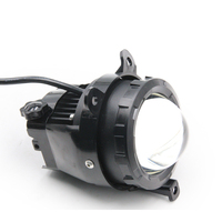 DEAO Nouveau Phare Antibrouillard Laser Carré Lada 3 J1 à Faisceau Bas Unique Super Lumineux 6500LM 55W LED Universel