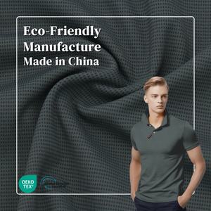 Fabrication de <span class=keywords><strong>tissu</strong></span> tricoté à séchage rapide écologique 170gsm 83.5% Nylon 16.5% Spandex <span class=keywords><strong>tissu</strong></span> à carreaux extensible <span class=keywords><strong>pour</strong></span> T-shirt <span class=keywords><strong>POLO</strong></span> - Product Image 1