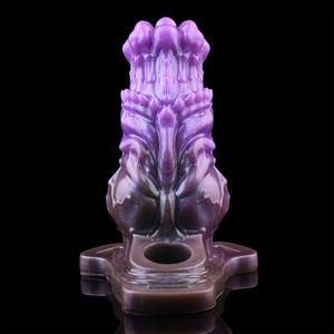 SHAZ-3007 Strap on Realistic Silicone Penis Sleeve Extender Cock Condom with Delay Massage Gun Safer Sex <b>Toy</b> <b>for</b> <b>Men</b> - Product Image 4