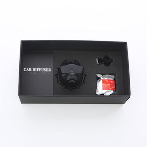 Venta caliente coche salida de aire perfume clip cabeza de perro aromaterapia coche decoración interior adornos moda <span class=keywords><strong>bulldog</strong></span> coche perfume - Product Image 6