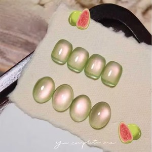 เจลทาเล็บสีขาวใส กลิ่นฝรั่ง องุ่น ส้มเขียวหวาน ทำเองได้ เป็นมิตรต่อสิ่งแวดล้อม สำหรับคนทานมังสวิรัติ ติดทนนาน ป้องกันรังสียูวี พร้อมเม็ดแก้วคริสตัลลายตาแมว - Product Image 2