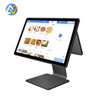 Terminal de Punto de Venta OEM NB156 de 15.6 Pulgadas con Pantalla Táctil Doble FHD, Software para Minoristas, Android 13, 4GB de RAM, 64GB de Almacenamiento