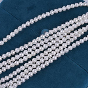 Vente directe du fabricant Perles d'eau douce naturelles 7-8 mm Perles lâches brillantes revêtues d'huile Perles semi-finies - Product Image 4