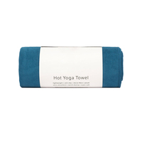 Toalla de Yoga de Alta Densidad 100% Poliéster con Agarre Antideslizante, Color y Logotipo Personalizados OEM/ODM, para Fitness, Yoga y Deportes