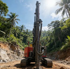 전문적인 머드 펌프 시스템을 갖춘 DTH 드릴 40m 깊이 투오싱 KP-5 - Product Image 4