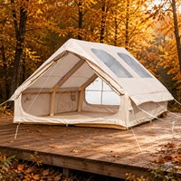 Tente Gonflable Portable 12m² en Oxford 300D 3x4x2m avec Double Porte et Double Fenêtre Supérieure pour Camping en Groupe - Fournisseur d'Usine