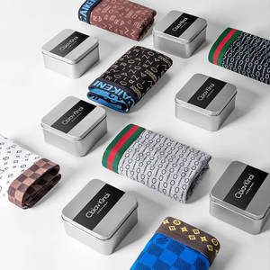 थोक पुरुषों के फैशन आरामदायक बॉक्सर के अंडरवियर कस्टम लोगो प्रीमियम कपास लुभावनी 4 पैक प्लस आकार के बॉक्सर - Product Image 3