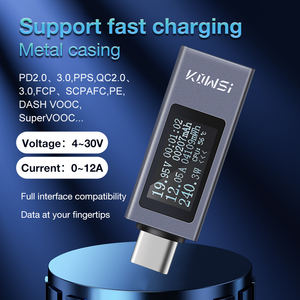 Toptan yüksek kalite KWS-2301C dijital multimetre güç şarj gerilim akım otomotiv elektrik dedektörü USB Tester - Product Image 3