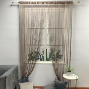Hot Bán Hiện Đại Polyester Dày Cửa Sổ Cửa Dây Chia Đám Cưới Trang Trí Vàng Chuỗi Nhiều Màu Sắc Rèm Cửa Cho Đảng - Product Image 2