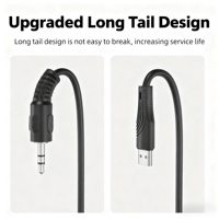 Cable Auxiliar de 3.5mm a Tipo C para Teléfono Android, Chip DAC, Cable de Audio Moldeado por Inyección