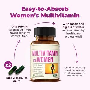 <span class=keywords><strong>Complete</strong></span> donne multivitaminiche e multivitaminiche multivitaminiche capsule per l'energia, focalizzare la salute delle donne - Product Image 2