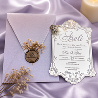 Forme découpée sur mesure en acrylique miroir doré, impression par transfert thermique avec dorure blanche, pour Noël et Quinceañera, fait main, violet