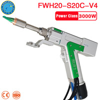 Tête de soudage laser Relfar FWH20-S20C 3000W, soudeuse laser à fibre 4-en-1 à double alimentation par fil