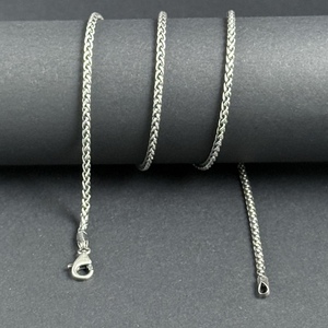 Factory Wholesale 925 <strong>Silver</strong> Necklaces Chopin <strong>Chains</strong> Classic <strong>Long</strong> Rope <strong>Chain</strong> 18K Gold Plated Men Women Gifts Parties - Product Image 2