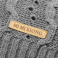 Couverture d'emmaillotage tricotée pour bébé en fil uni OEKO-TEX de haute qualité Mimixiong, super douce et chaude