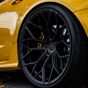 Jantes forgées 6061-T6 de 17 à 24 pouces, 20x9, 21x9.5, 5x112, noires, sport, à motif maillé, compatibles avec <span class=keywords><strong>Audi</strong></span> <span class=keywords><strong>A6</strong></span> S6 <span class=keywords><strong>RS6</strong></span> C7 C8 - Product Image 1