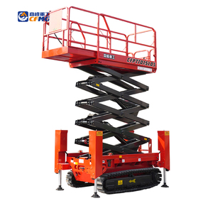 Plataforma Elevadora de Tijera con Orugas Hidráulicas Todoterreno, con Nivelación Automática, Eléctrica, con Batería, con Patas - Product Image 5