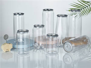 Latas de PET Transparentes de 500 ml, Directamente de Fábrica, Botella de Plástico de Grado Alimenticio para Refrescos, Té Helado, Café Frío - Product Image 5